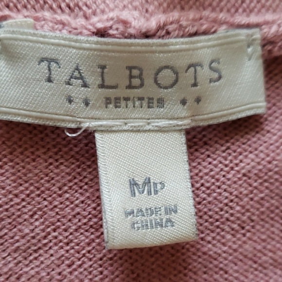 *Host Pick*Pretty Talbots Sweater Jacket - Picture 5 of 6